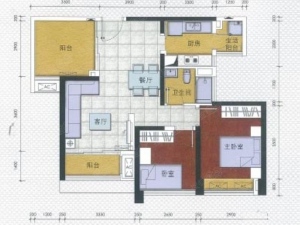 富丰新城 3室2厅 89㎡ 精装佛山南海区平洲二手房图片