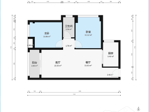 卓越星源 3室2厅 91.07㎡ 精装深圳龙岗区平湖二手房图片