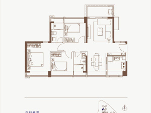 合正方州润园 3室2厅 96.69㎡ 简装深圳龙岗区龙岗中心城二手房图片