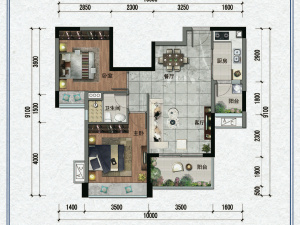 大翼御龙轩 2室2厅 74.87㎡ 毛坯中山三乡镇三乡镇二手房图片