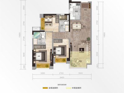 粤海拾桂府三期小区0室0厅户型图1