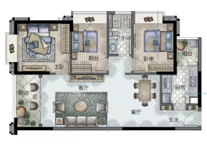 珠海东方润园新房楼盘户型图6