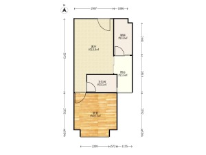 天利明园大厦 1室1厅 46.35㎡深圳盐田区盐田港租房图片