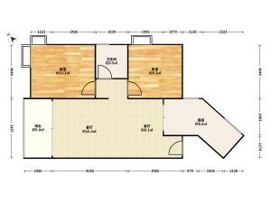 虹桥金岸 罗湖笋岗69平1房1厅总价330万_深圳罗湖区笋岗二手房图片