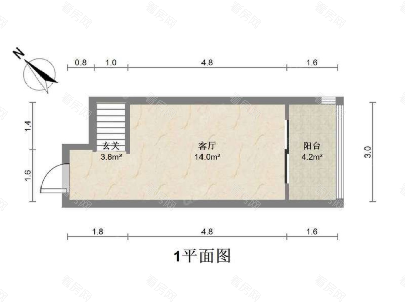 今日家园 罗湖区93平3房总价470万_今日家园二手房户型图片10