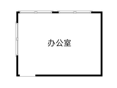 九铭广场小区1室0厅户型图5